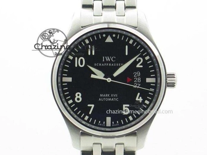 MIROTIME 0815 Big Pilot Real PR IW502001 Real Ceramic ZF 1:1 Best Edition On Black Calfskin Strap A51111 V Seasonal 7227